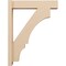 Ekena Millwork 6-in W x 26-in D x 34-in H Balboa Block Rough Cedar Woodgrain TimberThane Outlooker, Primed Tan OUTUR060X26X34BOA44RCPR - alternate 6